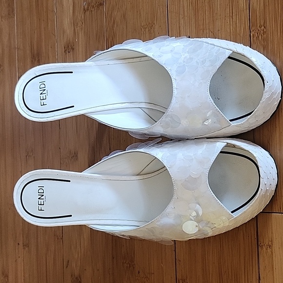 Fendi Shoes - Fendi Sequin Heels